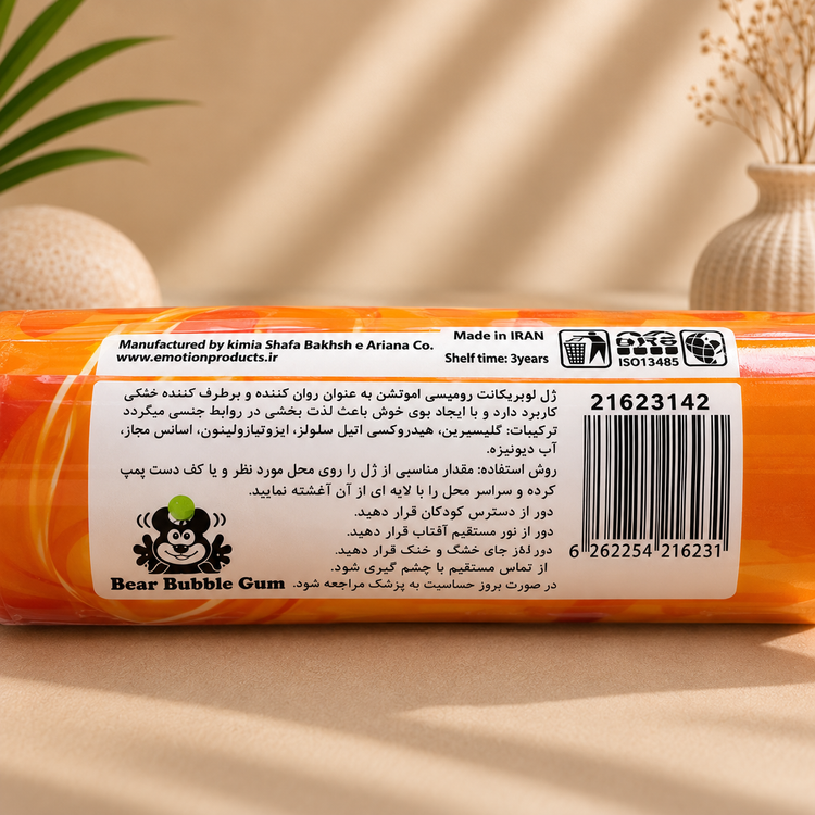 ژل روان کننده ایموشن با رایحه آدامس خرسی